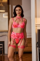 3 delige bh set pink